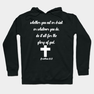 Bible Quote About Food Hoodie